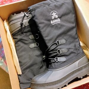 Kamik Canuck Boot - Men's Canada Black Winter Boots
